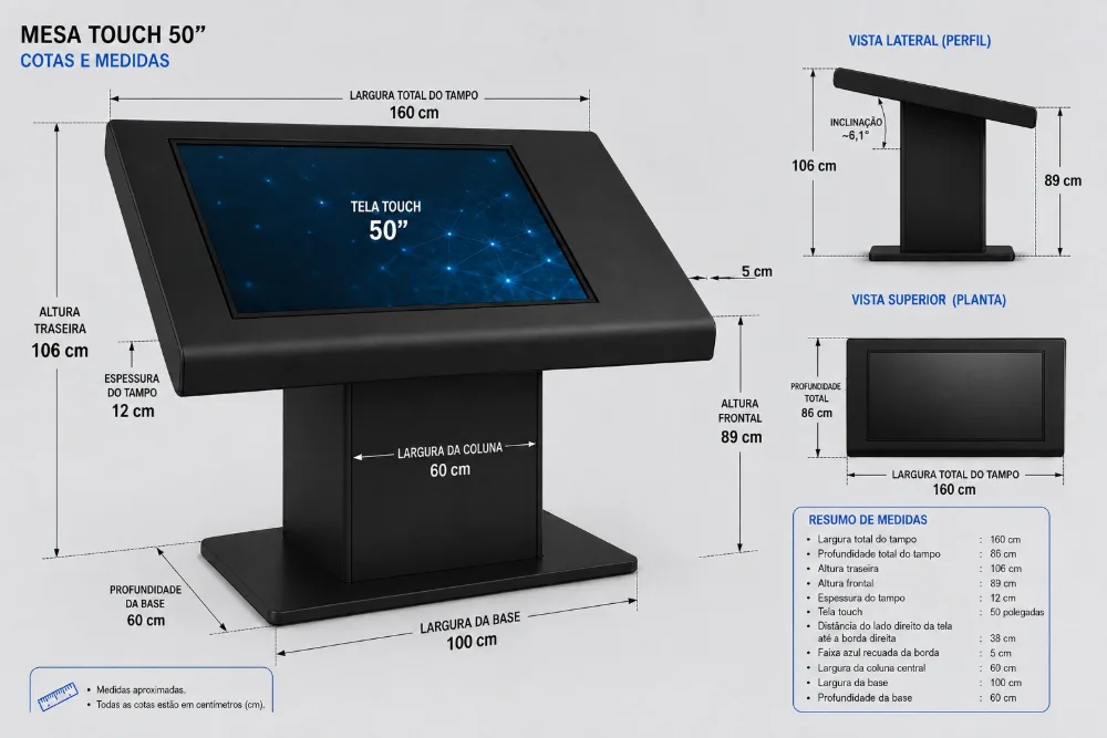 Mesa touchscreen