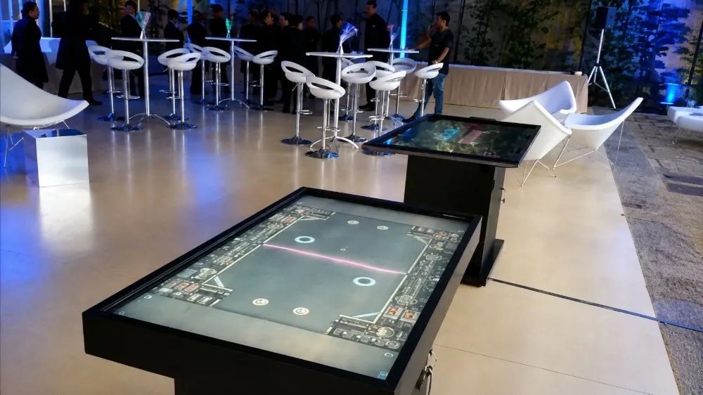 Mesas touchscreen