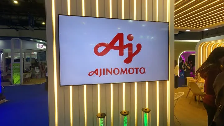 Tubos Touchless na Ajinomoto — registro 1
