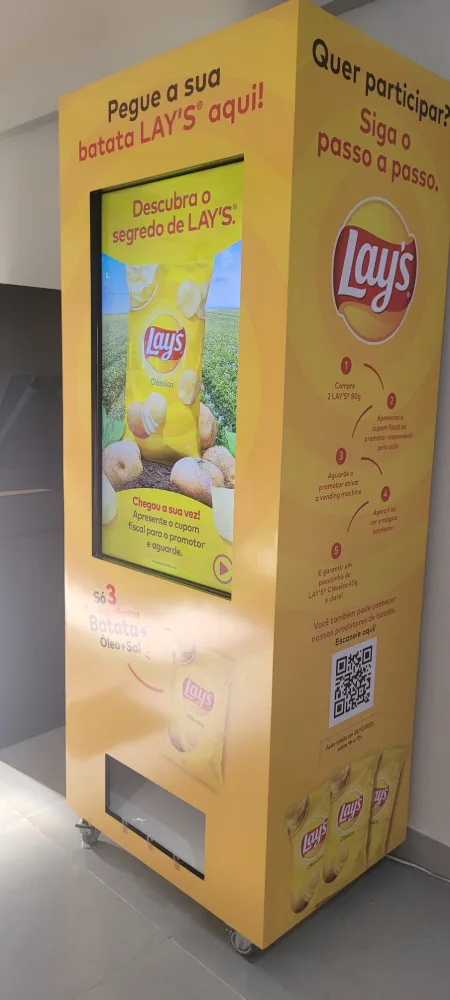 Vending Machine em ação promocional