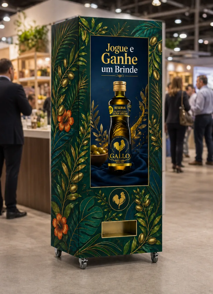 Vending Machine em evento APAS